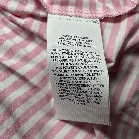 Ralph Lauren RLX Men's pink and white striped classic fit performance polo sz L - Picture 5 of 7
